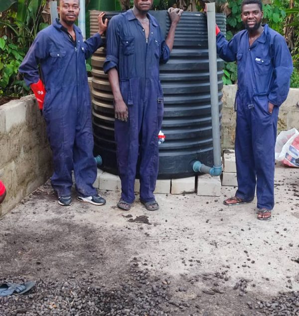 biogas installation for farm